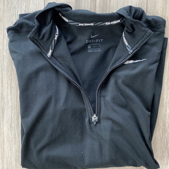 NIKE DRI FIT 3/4 RUNNING ZIP - Picture 3 of 3